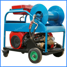 Máquina de limpieza de tuberías de alcantarillado Motor de gasolina 24HP